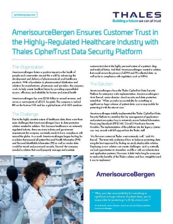 Read more about the article How AmerisourceBergen ensures customer trust in the highly-regulated Healthcare Industry