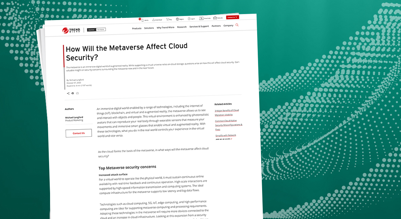 Read more about the article How Will the Metaverse Affect Cloud Security?