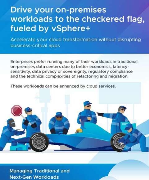 Read more about the article Drive your on-premises workloads to the checkered flag, fueled by vSphere+