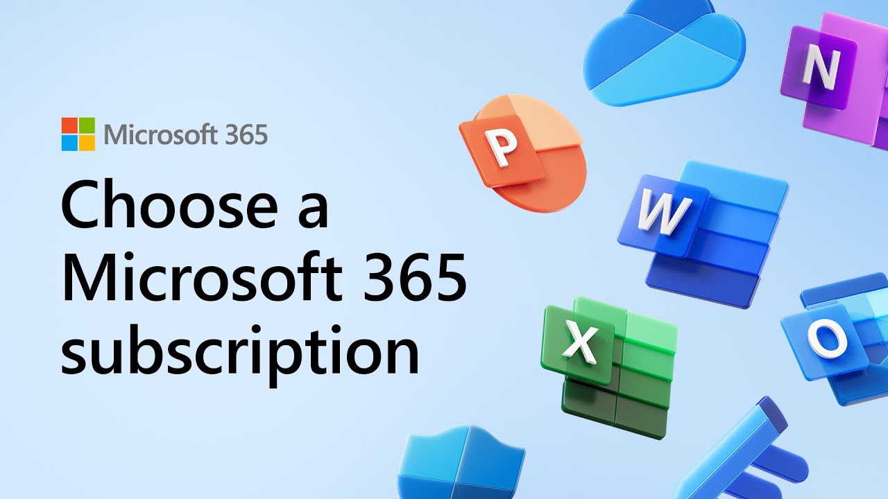Read more about the article Choose a Microsoft 365 subscription